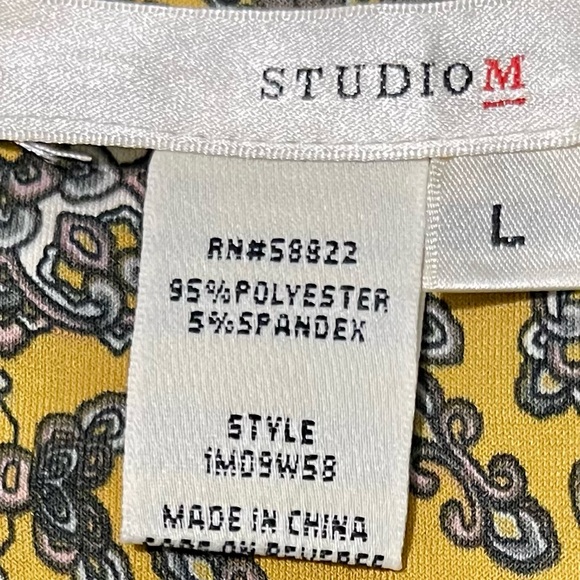 Gorgeous print • Flowy • Lightweight • Drapey • Billowed sleeves • Square neck - Picture 4 of 6